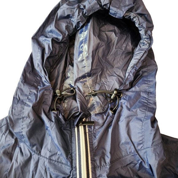 Eddie Bauer Jacket Men's Size XL Blue Windbreaker Hooded Pockets Zipped - Picture 5 of 14